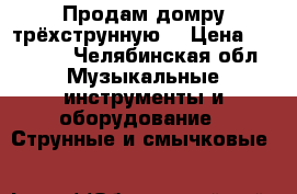 Продам домру трёхструнную. › Цена ­ 60 000 - Челябинская обл. Музыкальные инструменты и оборудование » Струнные и смычковые   